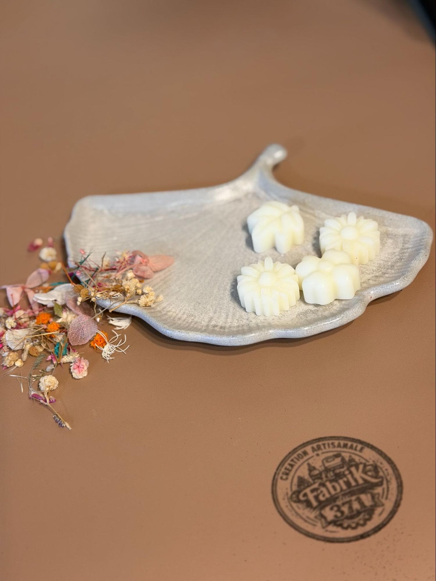 Vide-poche feuille - Création artisanale fait main