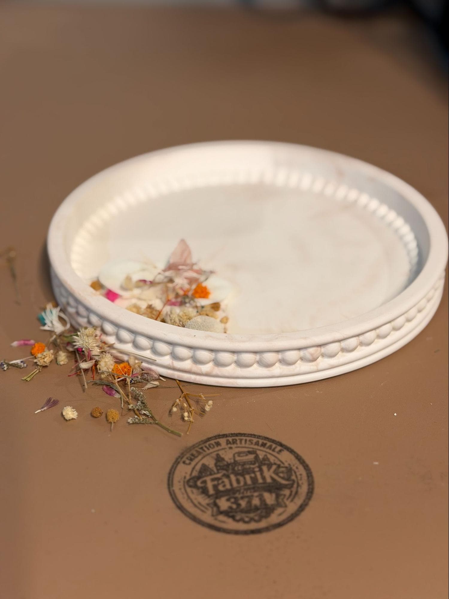 Vide-poche grand plateau - Création artisanale fait main